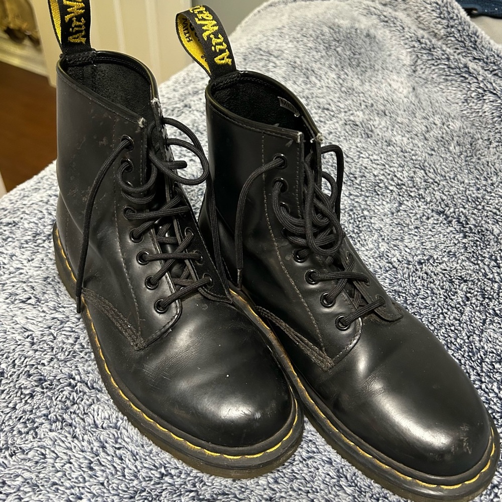 Doc Martens- size 7/ women’s 9 black combat boot
